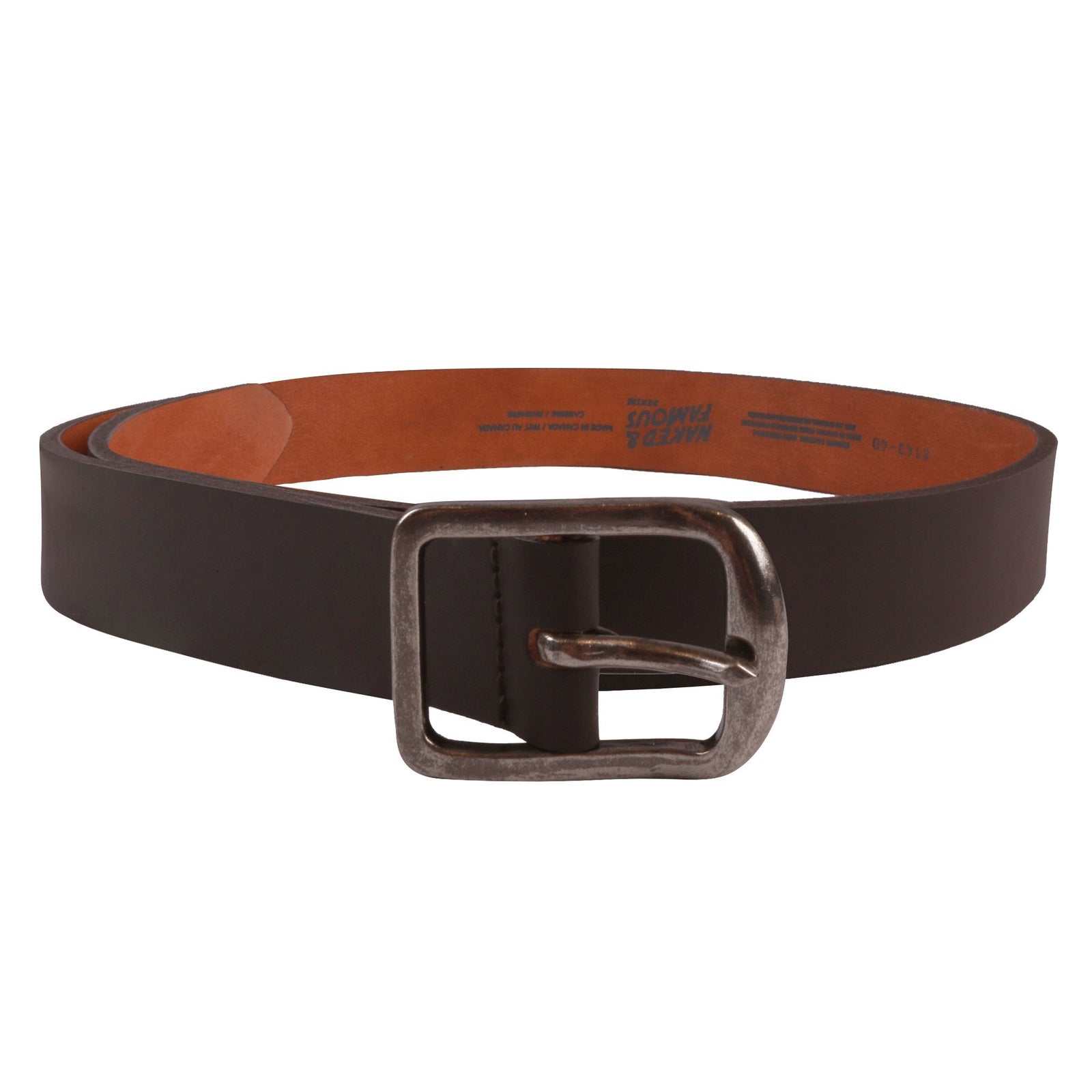 Thick Belt 7mm Bovine Leather