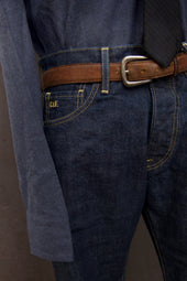 M8 Straight Fit Jeans Selvage Indigo 32 34