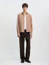 ANOTHER Shirt 3.0, Brown/White Stripe