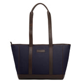 Bolso Tote Bag Leather With Canvas