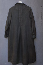 Anthropologist Coat Garment Dyed Heavy Linen S