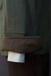 Artisan Field Jacket Japanese Green Linen S M L Xl Xxl
