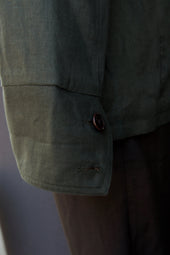 Artisan Field Jacket Japanese Green Linen S M L Xl Xxl