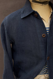 No 5 Linen Jacket Azure 44 46