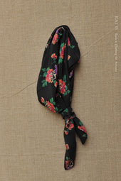 Black Ground Floral