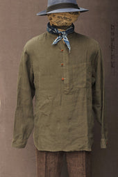Okada Smock Shirt - Dusty Basil - L (NO RETURN)