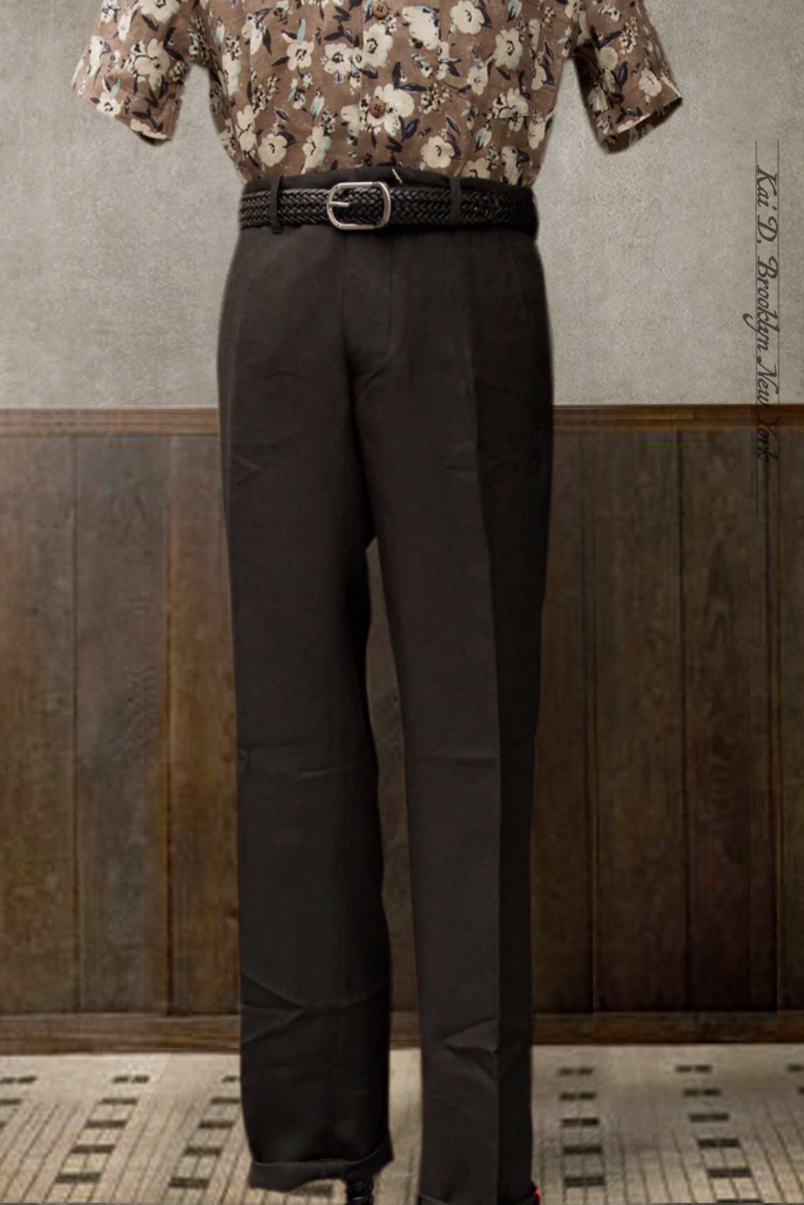 Belgian Linen Borough Pants - Black - 34, 36