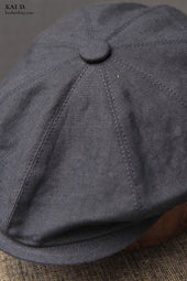 Peaky Hat Belgian Linen M