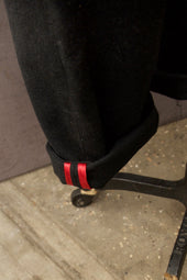 Wool Cashmere Boro Trousers 34