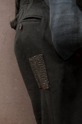 Wool Cashmere Boro Trousers 34