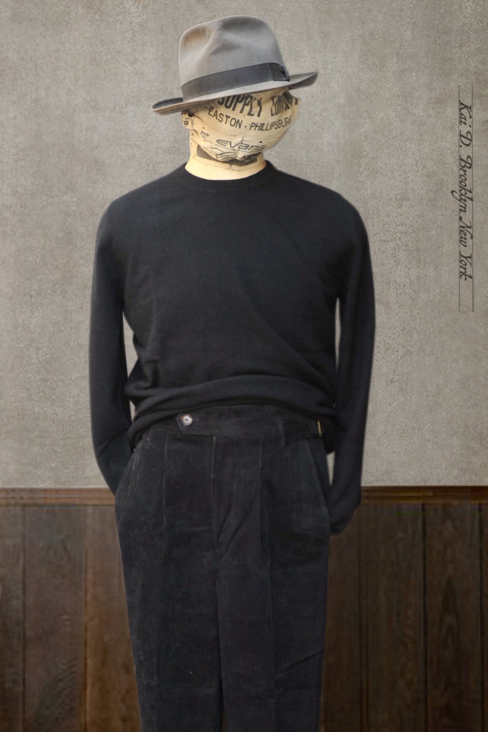 Mongolian Cashmere Sweater - Black - M, L, XL
