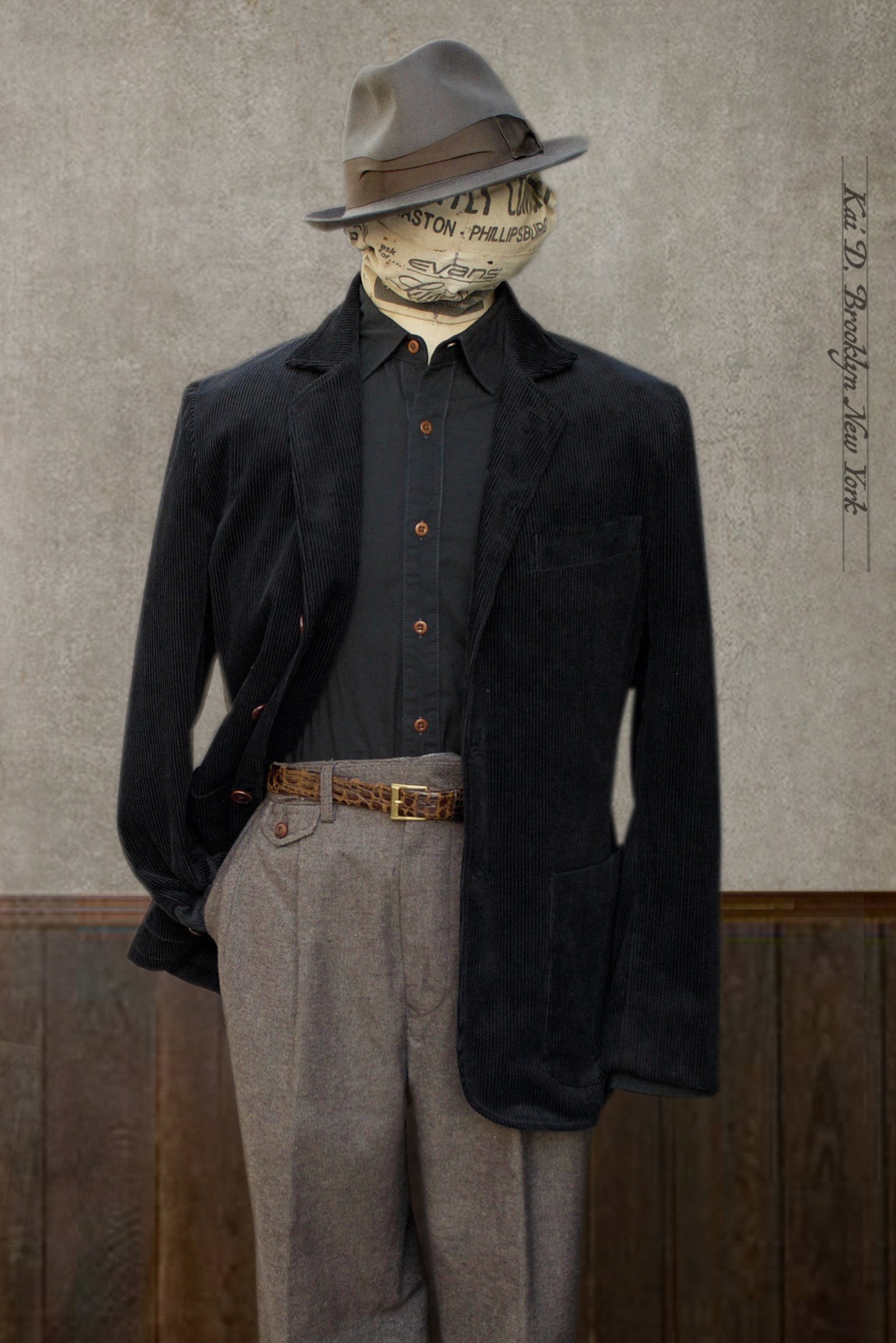 Shoemaker's Jacket - Black Corduroy - L