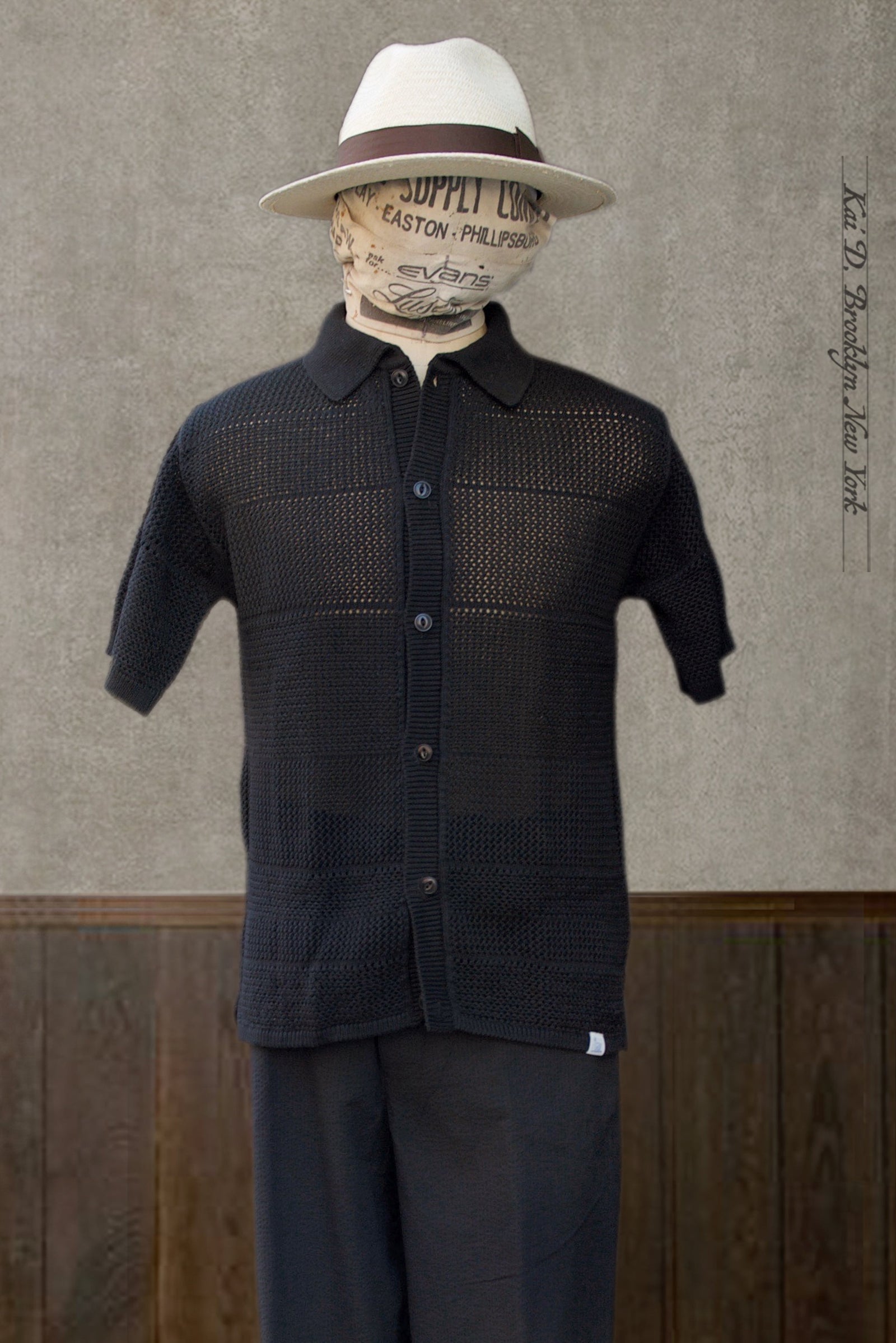 1960s Crochet Shirt M L Xl Xxl Shorter Length