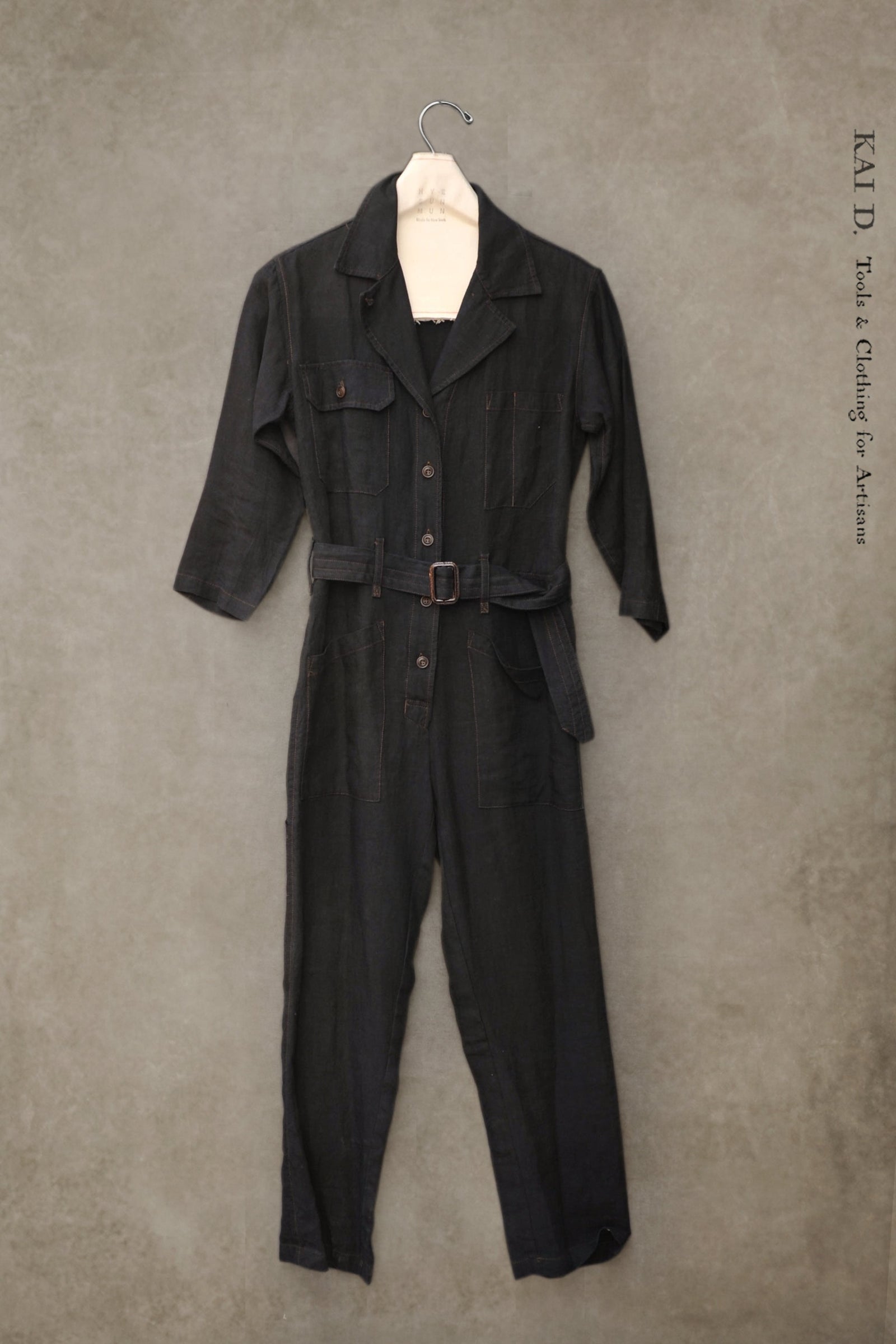 Earhart Jumpsuit Belgian Linen S L