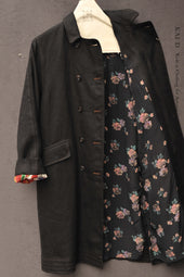 Keaton Trench Coat Heavy Washed Linen Xs S
