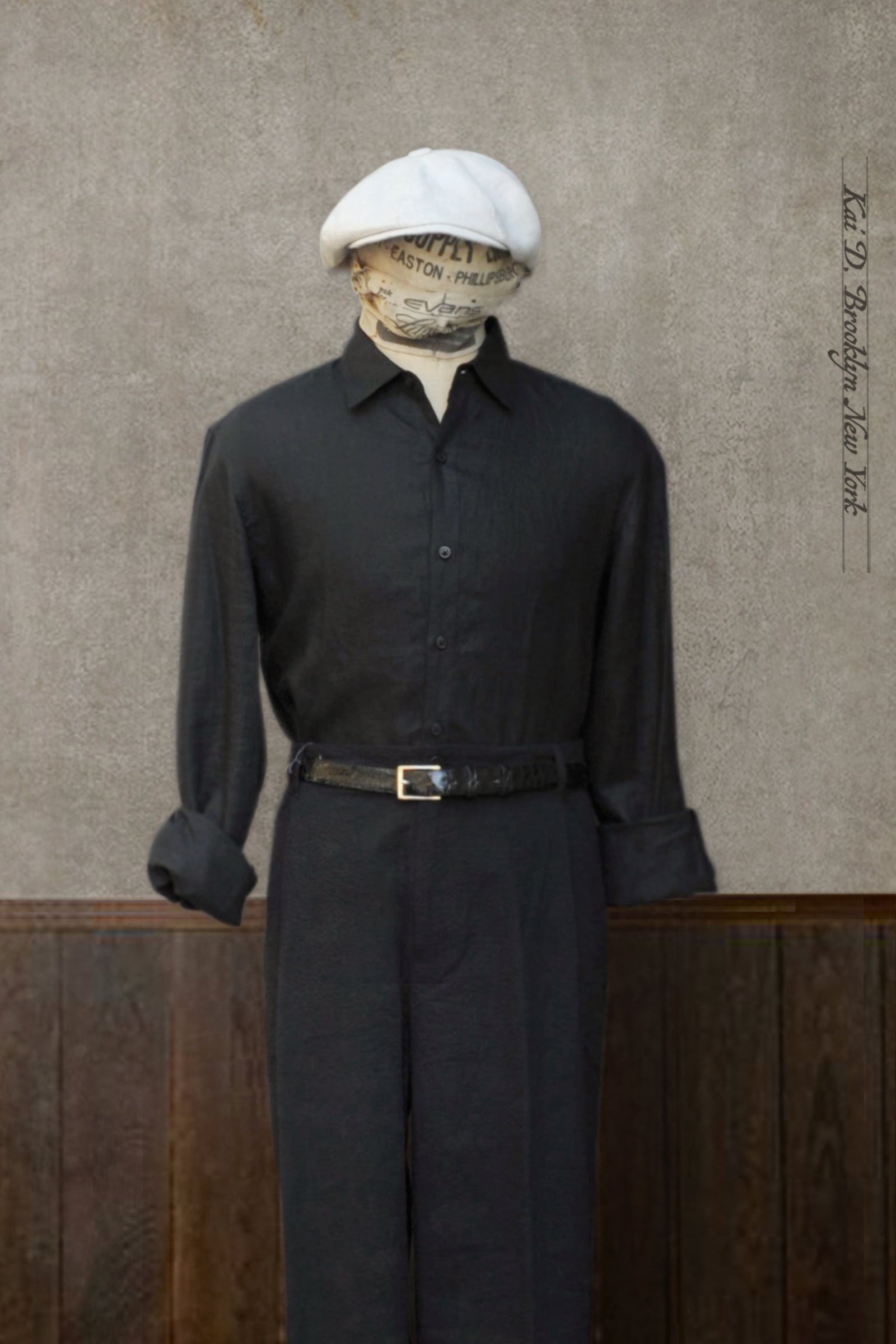 Delancey Shirt - Belgian Linen - Black - M, L, XL, XXL