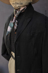 Garment Dyed Belgian Linen Shelby Coat M