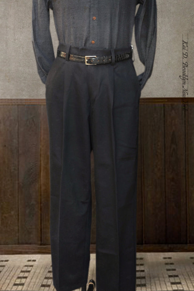 Sheffield Trousers - Navy Twill - M, L