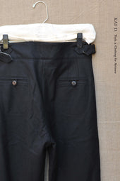 Isa Belted Pants Wool Cashmere Blend S