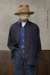 Navy Herringbone