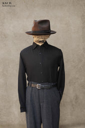 Delancey Shirt Corrugated Double Gauze Cotton S M Xl