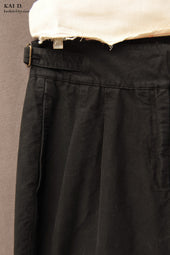 Isa Belted Pants Cotton Moleskin M