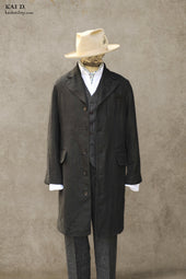 Shelby Coat Garment Dyed Linen S M M L