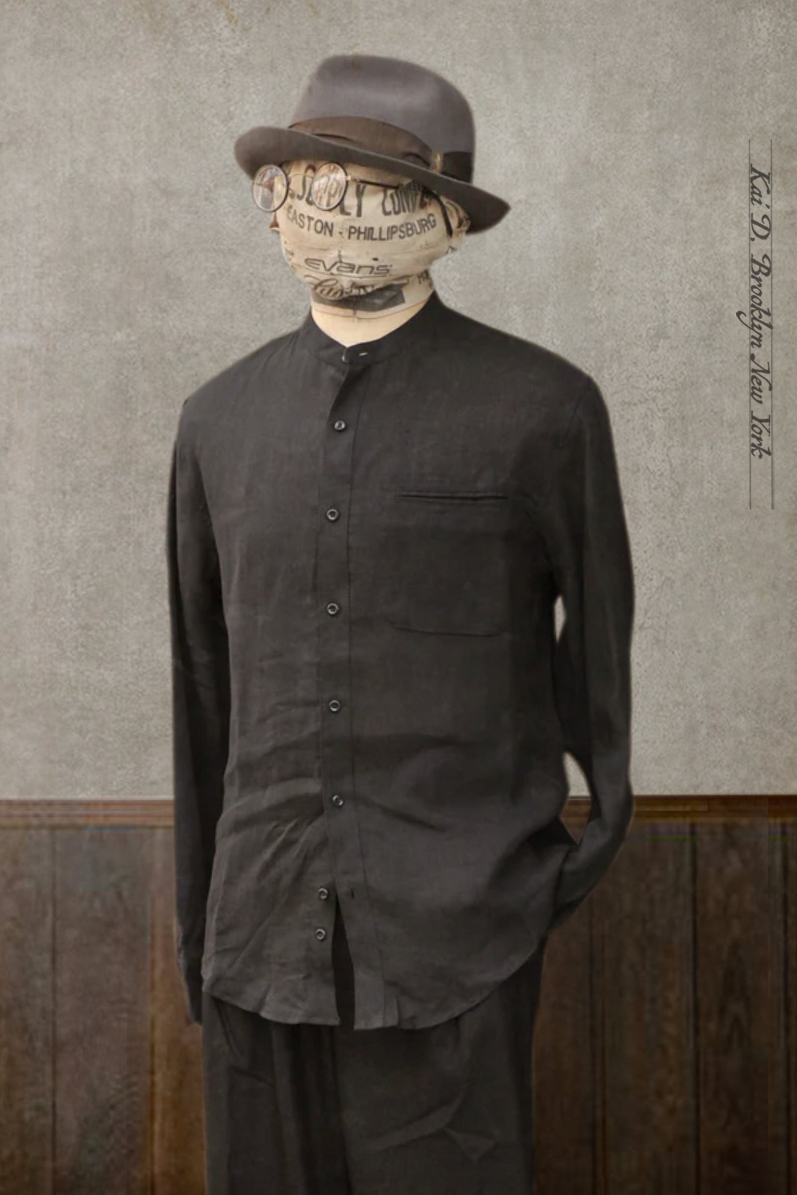 Tanner Shirt - Black Belgian Linen - S, M, L