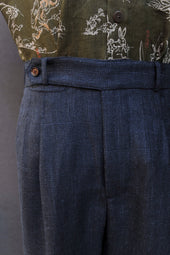 Wide Leg Matisse Pants Tropical Hopsack Wool 30 32 34 36