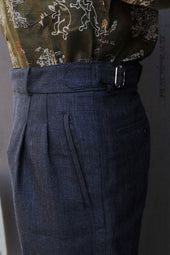 Wide Leg Matisse Pants Tropical Hopsack Wool 30 32 34 36