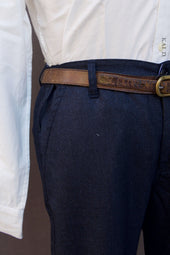 Bologna Slim Cut Trousers Wool 30 32 34