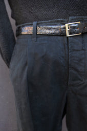 Bobby Wide Cut Pleated Trousers Xs S M