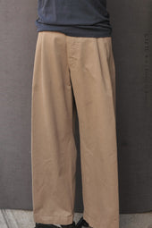 Bobby Wide Cut Pleated Trousers S L