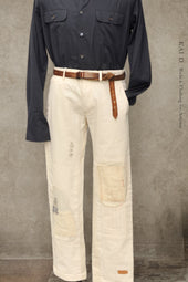 Boro White Cotton Pants - Gavin - 31 (NO RETURN)