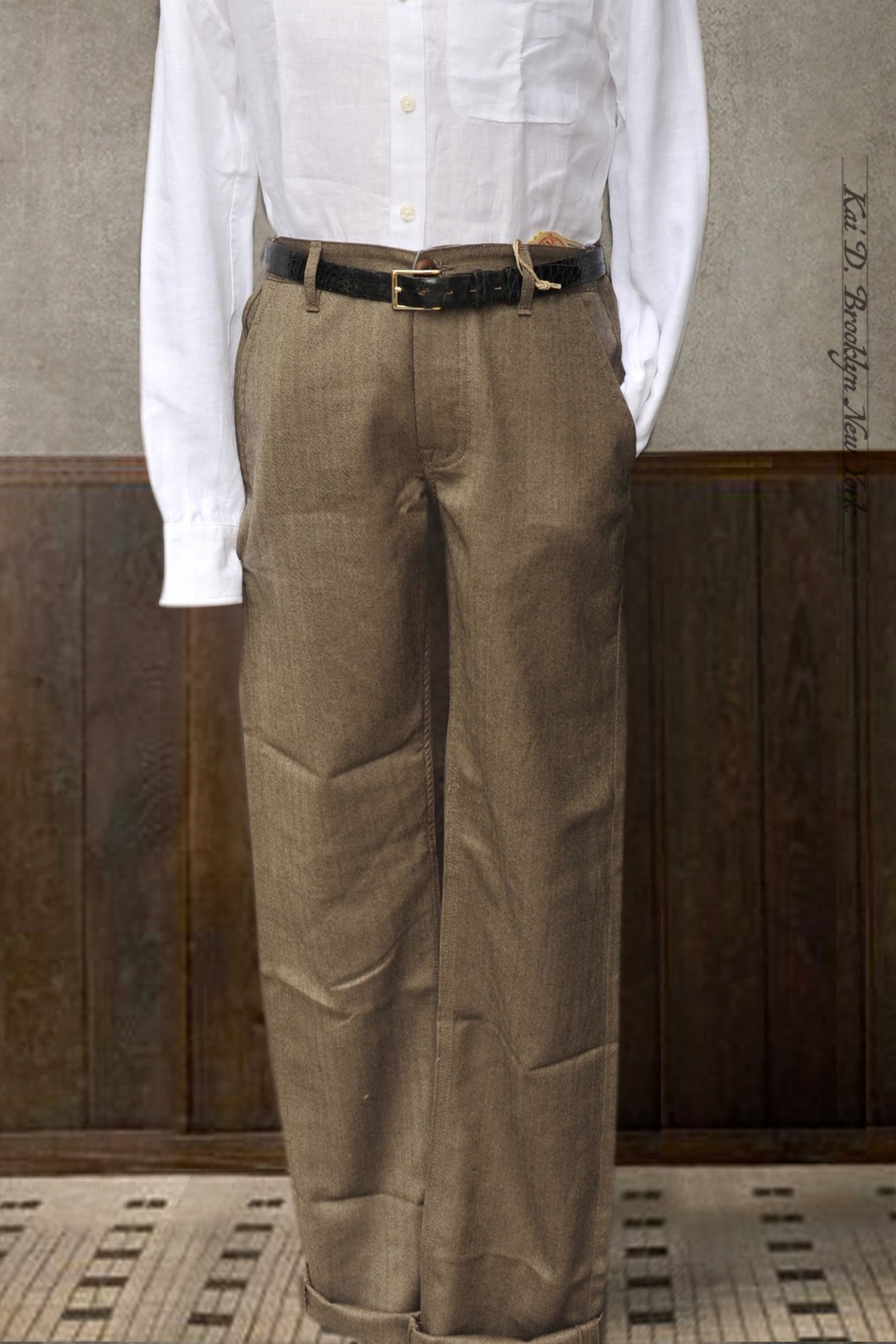 Bologna Slim Cut Trousers 30 32