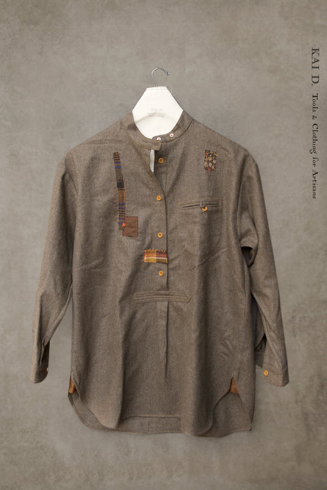 Frankenthaler Shirt - Brown Heather - XS, M
