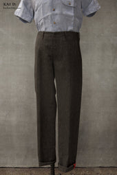 Linen Cotton Borough Pants Pin 30 32 34 36 38