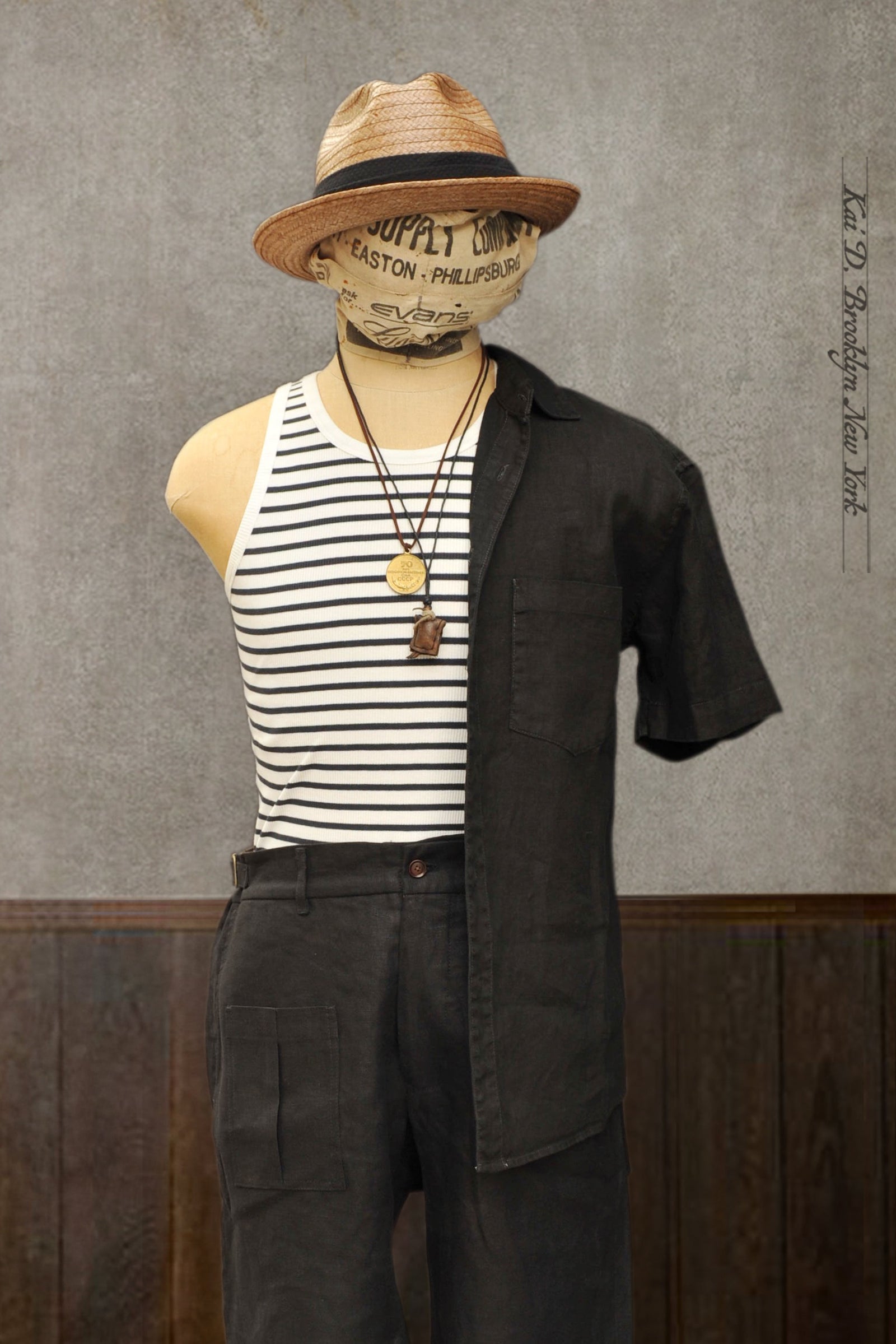 Gari Tank Top - Breton Stripe - S, XL