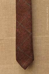 Irish Wool Plaid Tie Deep