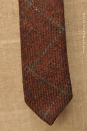 Irish Wool Plaid Tie Deep