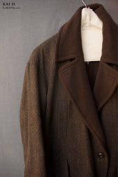 Anne Reversible Wool Coat Xs