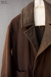 Anne Reversible Wool Coat Xs