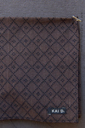 Geo Jacquard Cotton Pocket Square