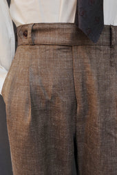 Journeyman Trousers Cross Hatch Herringbone Tropical Wool 30 32 34 36