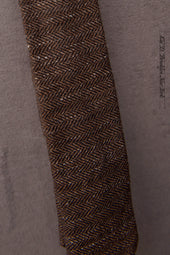 Herringbone Tweed Wool Tie