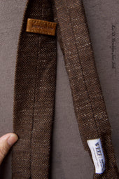 Herringbone Tweed Wool Tie