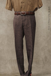 Borough Pants Linen Houndstooth 32 34