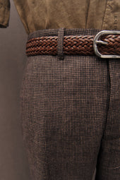 Borough Pants Linen Houndstooth 32 34