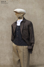 Architect Jacket Houndstooth Linen S