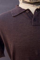 Fine Gauge Linen Polo L Xl